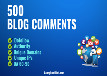 500 Backlink Blog Comments